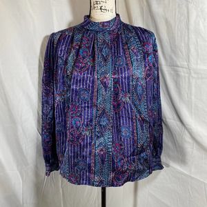 Andre Sauvage Turtleneck Vintage 80's Dress Shirt
